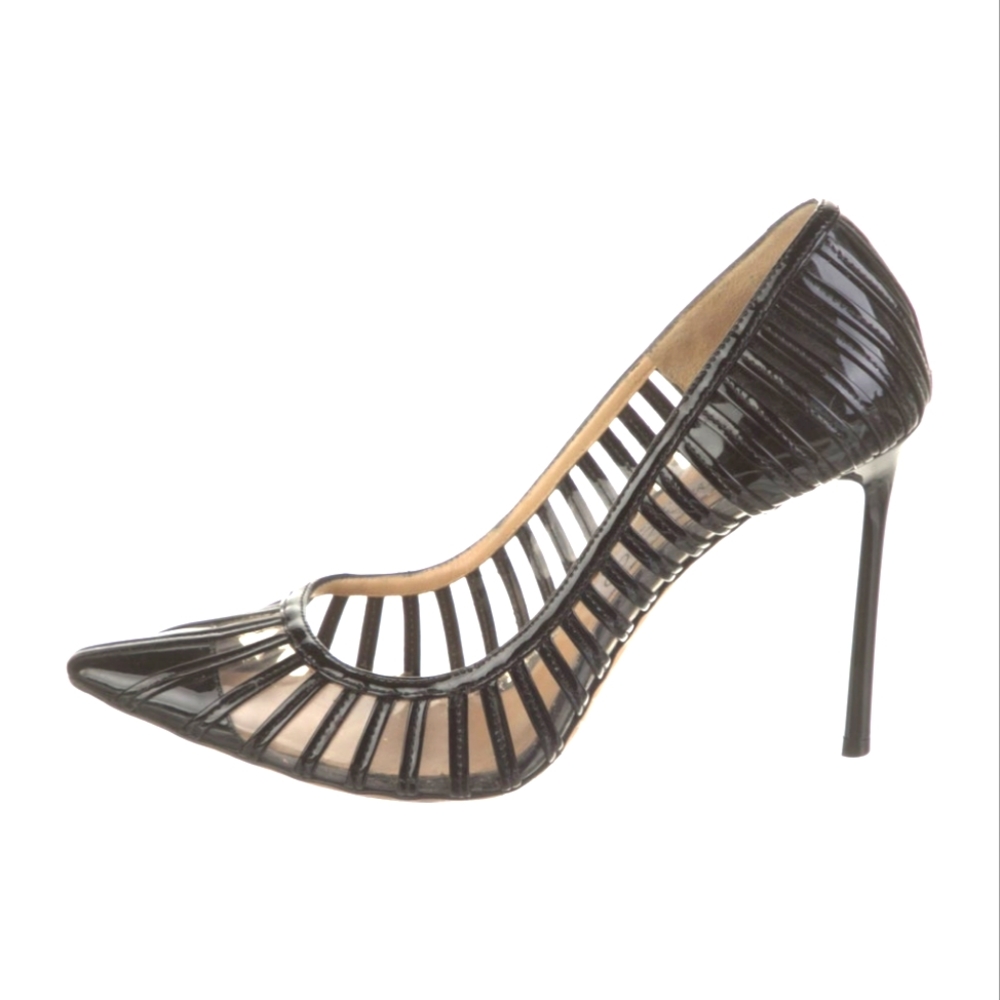 Jimmy Choo Black Leather Pumps 39.5